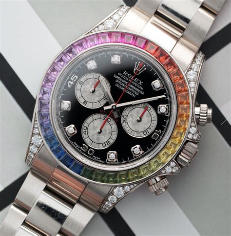 rainbow daytona rolex|rolex daytona value chart.